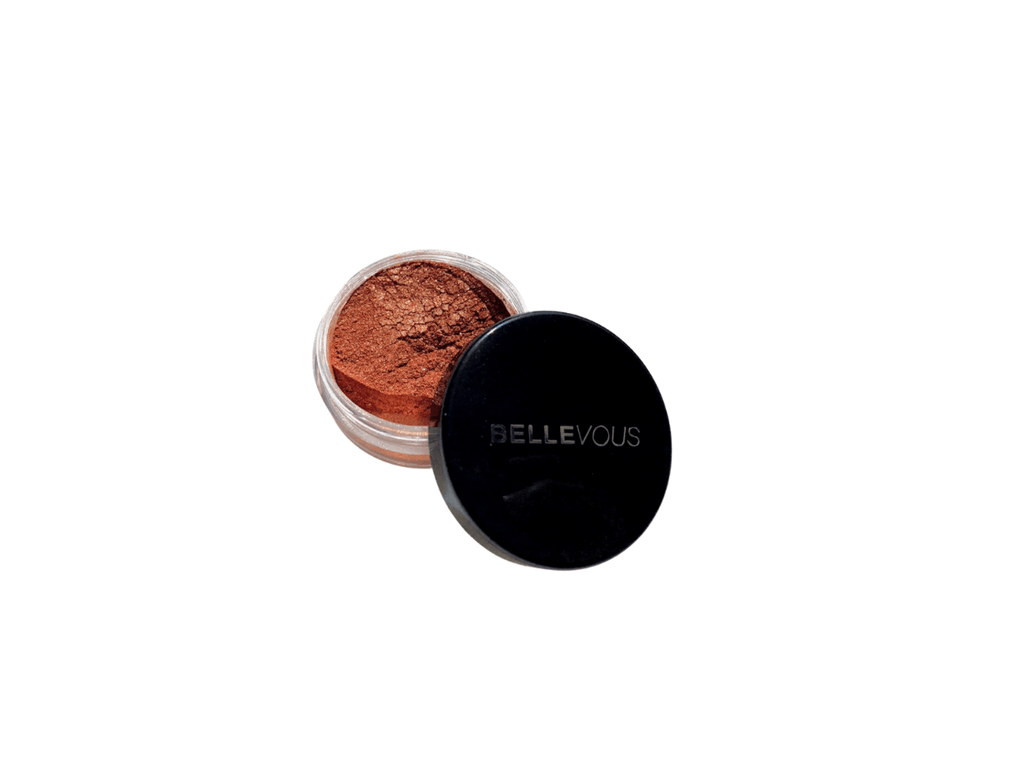 Lights Camera Action  A shimmering loose highlighter in powder form is highly reflective with iridescent pearls that provides an intense sparkle payoff. Easy to blend and a little goes a long  For Medium - Dark Skin Tones  Bronze Shimmer
