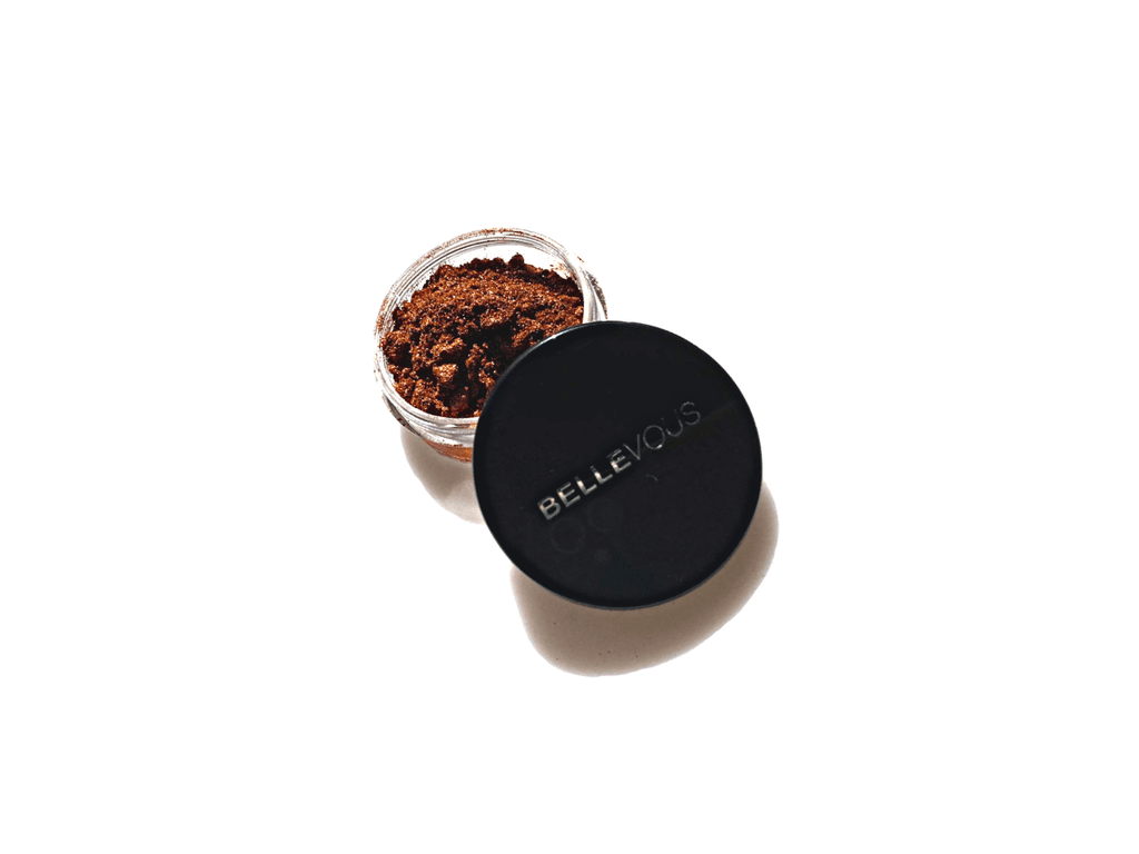 Nubian  A shimmering loose highlighter in powder form is highly reflective with iridescent pearls that provides an intense sparkle payoff. Easy to blend and a little goes a long  For Medium - Dark Skin Tones  Bronze Shimmer