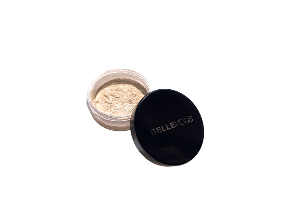 Shine Bright  A shimmering loose highlighter in powder form is highly reflective with iridescent pearls that provides an intense sparkle payoff. Easy to blend and a little goes a long  For Pale- Fair Skin Tones  Bronze Shimmer
